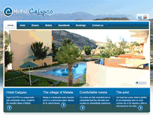 Tablet Screenshot of calypso-matala.com